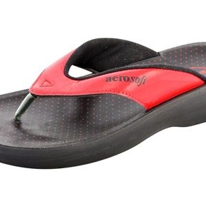 Aerosoft Red Polka Dots Sandals